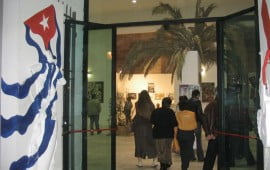 lo stand dell’ O.N.U. Programma Nazioni Unite per lo Sviluppo a Cuba