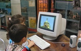 lo stand dell’ O.N.U. Programma Nazioni Unite per lo Sviluppo a Cuba
