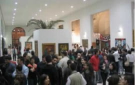 il padiglione espositivo Murat durante la manifestazione