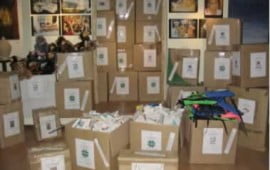 La raccolta presso il centro Cubaqui